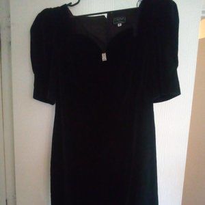 Green velvet dress evening gown